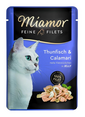 MIAMOR Feine Filets plic hrana umeda pisici, ton si calamar in jeleu 100 g