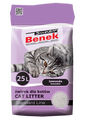 BENEK Super Standard Asternut din bentonita pentru litiera, cu lavanda 25 L