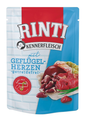 RINTI Kennerfleisch Hrana umeda pentru caini, cu inimi de pasare, plic 400 g