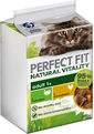 PERFECT FIT Natural Vitality plicuri hrana pisici 6x50 g hrana completa umeda pentru pisici adulte si dupa castrare in sos cu pui si curcan