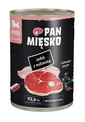 PAN MIĘSKO Curcan cu vită hrană umedă pentru căței 400 g