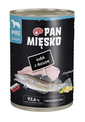 PAN MIĘSKO Curcan cu Cod Hrană umedă completă pentru câini 400 g
