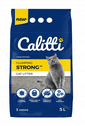 CALITTI Strong Unscented Așternut din bentonită inodor, pentru pisici 5 L