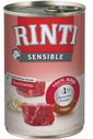 RINTI Sensible hrana umeda pentru caini adulti cu alergii alimentare, cu vita si orez 400 gr