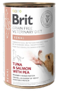 BRIT Veterinary Diet Renal Tuna&Salmon&Pea hrana umeda caini pentru functia renala 400 g