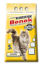 BENEK Super Optimum Natural nisip pentru litiera 5L