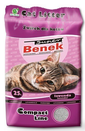 Benek Super Compact nisip pentru litiera, cu lavanda 25 L