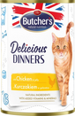 BUTCHER'S Delicious Dinners hrana umeda pisici, bucati de pui in jeleu 400g
