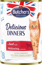 BUTCHER'S Delicious Dinners hrana umeda pisici, vita in jeleu 400g