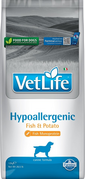 FARMINA Vet Life Hypoallergenic peste & cartof 12 kg Hrana uscata caini cu alergii alimentare