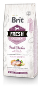 BRIT Fresh Puppy Hrana uscata catei, cu pui si cartofi 12 kg