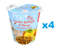 BOSCH Fruitees recompense caini 4x200 g pasare si mango