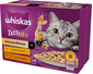WHISKAS Adult plicuri in sos 12x85g Creamy Variations pentru pisici adulte cu: pui si legume, miel si curcan