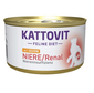KATTOVIT Feline Diet Niere/Renal hrana umeda dietetica pentru pisici cu afectiuni ale rinichilor, cu pui 85 g
