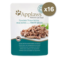 APPLAWS Cat Pouch hrana umeda pentru pisici, cu ton si macrou in jeleu 16 x 70 g