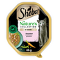 SHEBA Nature's Collection 85 g mancare pisica, in sos cu somon si mazare