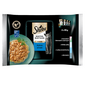 SHEBA Selection in Sauce, Hrana umeda completa pentru pisica, arome mixte de peste 4x 85 g