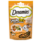 DREAMIES ShakeUps Multivitamins 55g recompensa cu pui, rata si iarba pisicii pentru pisici