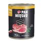 PAN MIĘSKO hrană umedă completă pentru câini bucăți fragede de porc și miel, 800 g