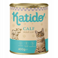 KATIDO Adult Cat Veal 400 g hrană pisici cu vițel și ulei de somon