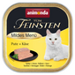 ANIMONDA Vom Feinsten Mild Menü hrană umedă tip pate pentru pisici cu curcan și brânză 100 g