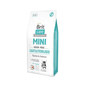BRIT Care Grain Free Mini light & sterilised rabbit & salmon 7 kg hrana uscata caini adulti talie mica cu tendinta de ingrasare, somon si iepure