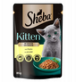 SHEBA Kitten 85g cu pui in sos hrana pisoi