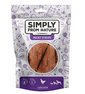 SIMPLY FROM NATURE Meat Strips Recompense fasii pentru caini, cu pui 80 g