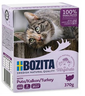 BOZITA Hrana umeda pentru pisici adulte, curcan in jeleu 370 g